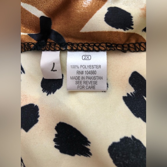 Vintage Sleeveless Floral/Animal Print Maxi Dress - Picture 5 of 5